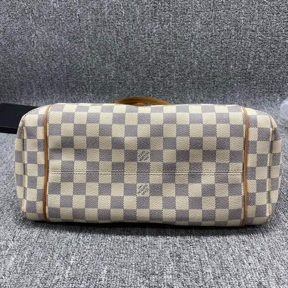 100% Authentic Louis Vuitton Totally White Damier Azur Canvas Tote Bag - Picture 5 of 16